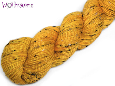 Tweety, mais, Merino_Donegal_handgefärbte Wolle von wollträume